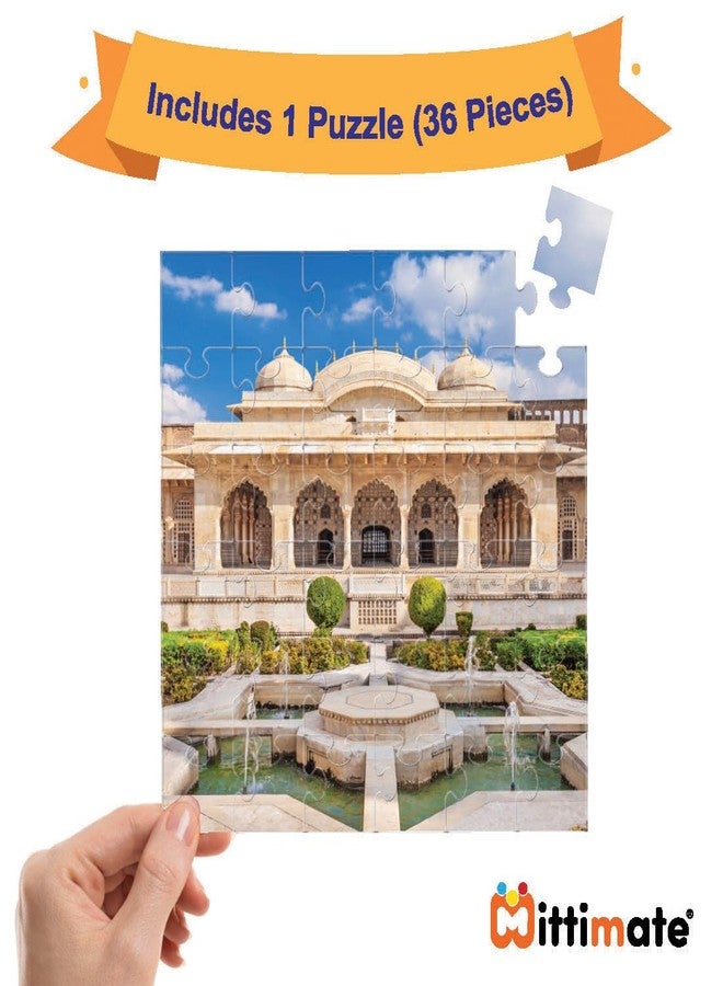 Mittimate Jigsaw Puzzle Combo Set of 3 - Famous Indian Monuments I 36 Pieces Cardboard Puzzle Game for Kids Age 4 to 6 Year I Birthday Gift for Children - Image 3